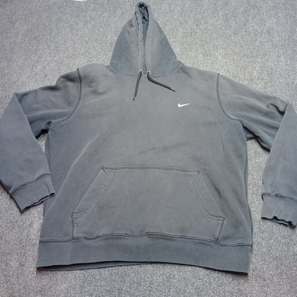 Nike Other - Nike Hoodie Adult XL Black Pullover Fleece Sweater‎ Swoosh Streetwear Fade Out